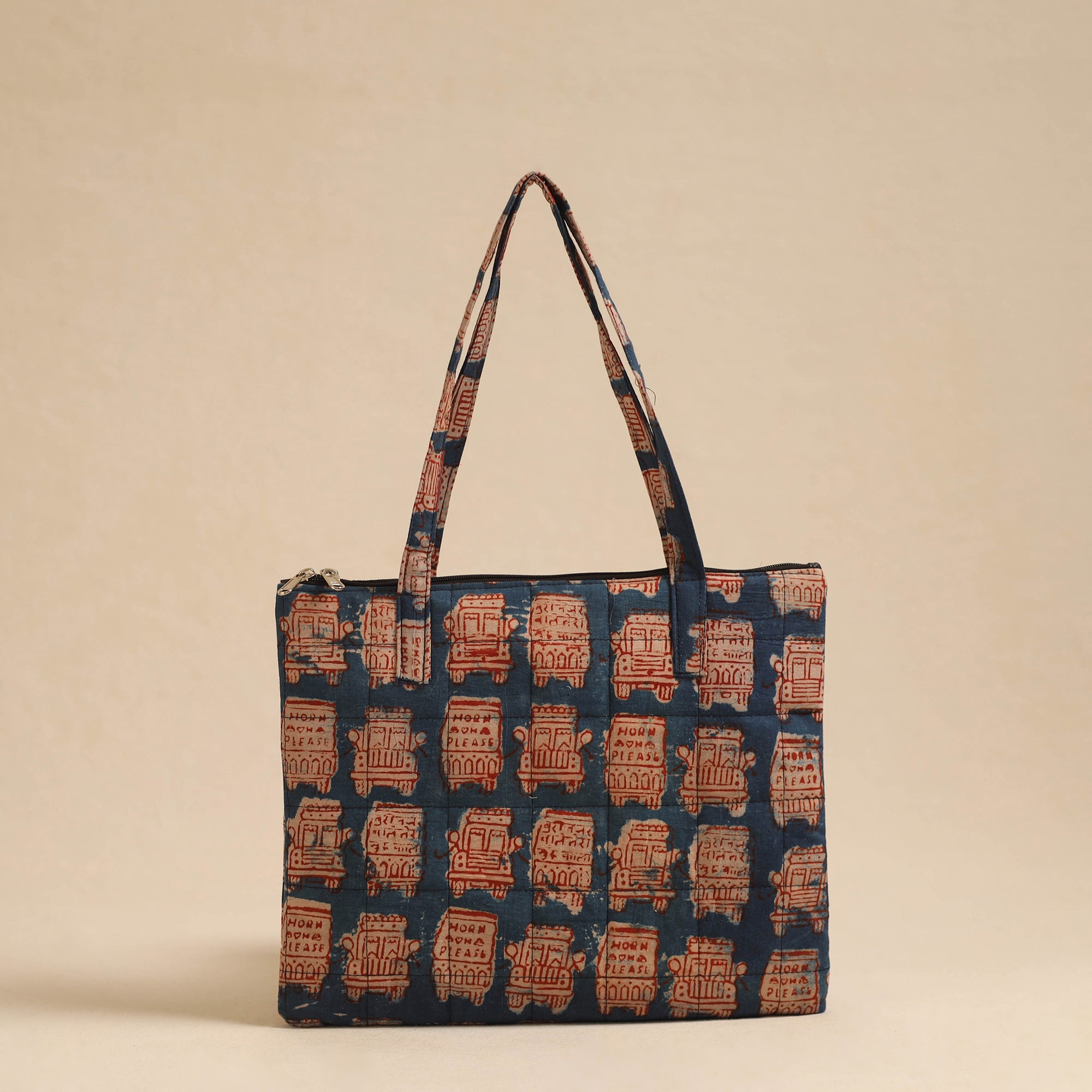  Multicolor Handcrafted Quilted Cotton Hand Bag