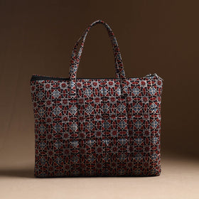 Multicolor Handcrafted Quilted Cotton Hand Bag 20