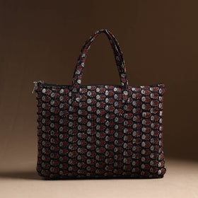 Multicolor Handcrafted Quilted Cotton Hand Bag 23