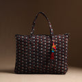 Multicolor Handcrafted Quilted Cotton Hand Bag 23