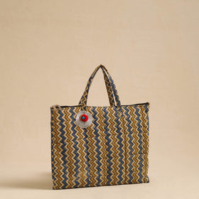  Multicolor Handcrafted Quilted Cotton Hand Bag
