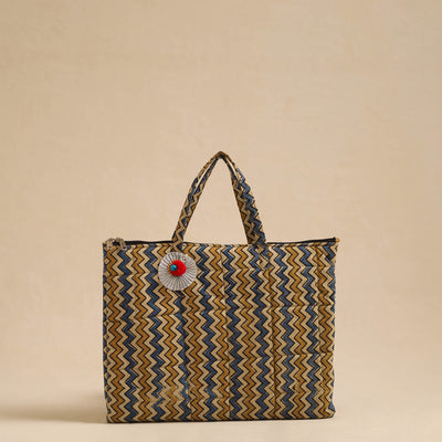  Multicolor Handcrafted Quilted Cotton Hand Bag