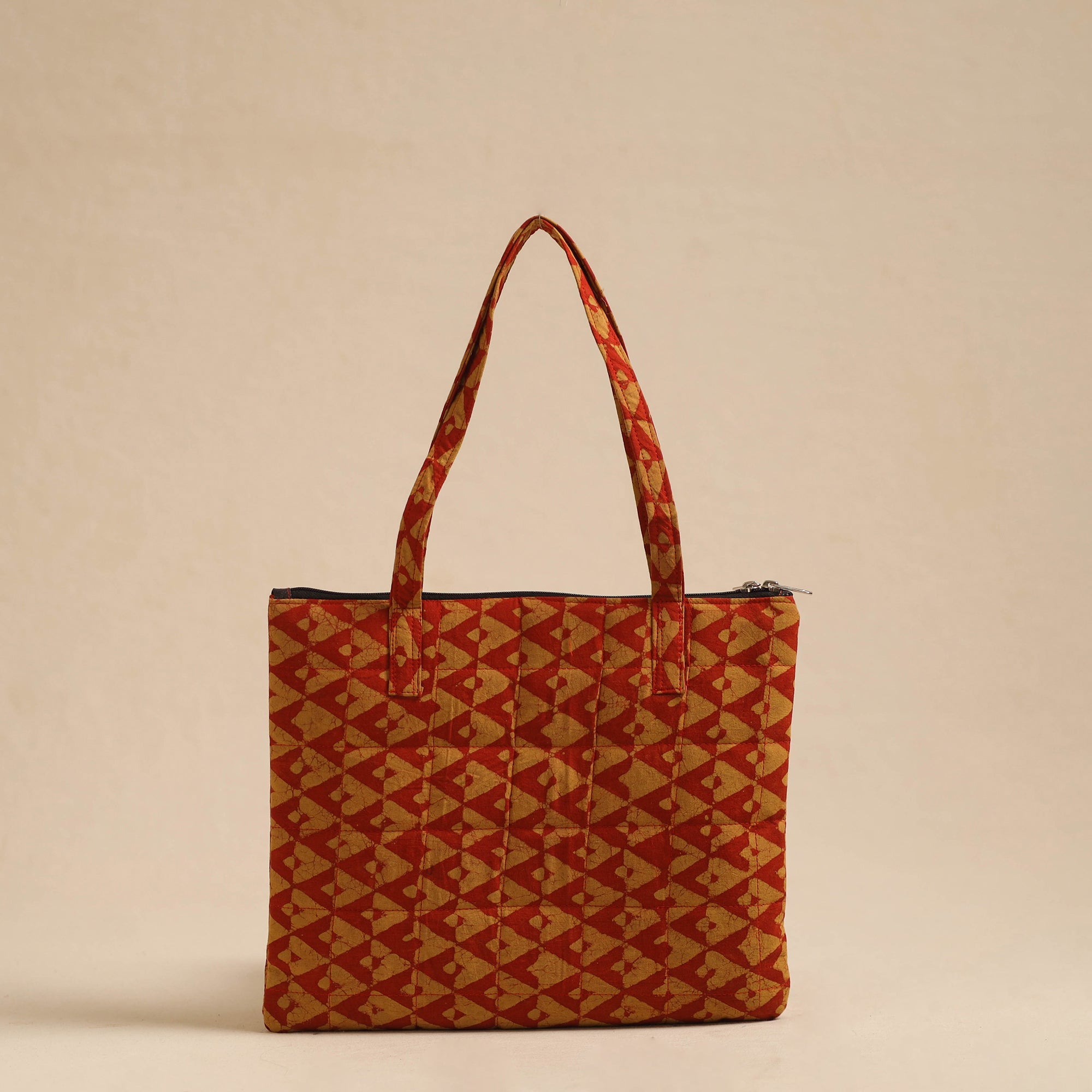  Multicolor Handcrafted Quilted Cotton Hand Bag