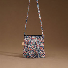 Handcrafted quilted sling bag 08