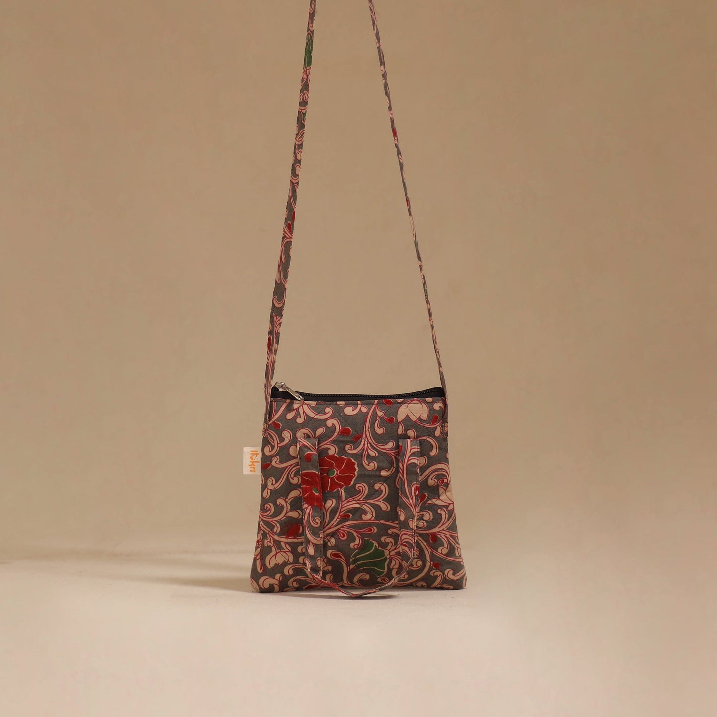 Handcrafted quilted sling bag 19