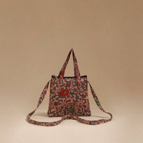 Handcrafted quilted sling bag 19