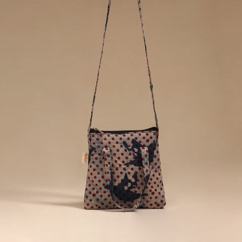 Handcrafted quilted sling bag 37