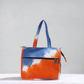 Multicolor Handcrafted Shibori Tie-Dye Cotton Hand Bag 02