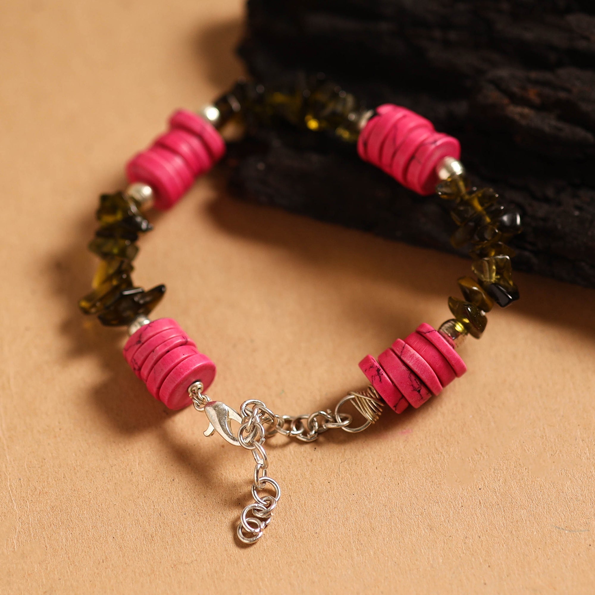 Handcrafted stone work bracelet 07