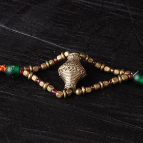 Handcrafted tribal dokra brass thread rakhi 25