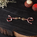 Handcrafted tribal dokra brass thread rakhi 34