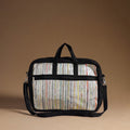  Multicolor Handcrafted Upcycled Woven Laptop Bag 