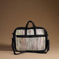  Multicolor Handcrafted Upcycled Woven Laptop Bag 
