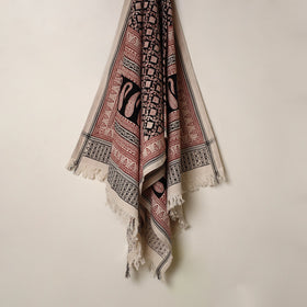 Buy Handloom Cotton Bagh Print Towel 