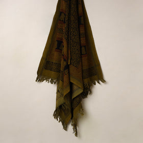 Buy Multicolor Handloom Cotton Bagh Print Towel