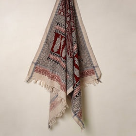 Buy Multicolor Handloom Cotton Bagh Print Towel
