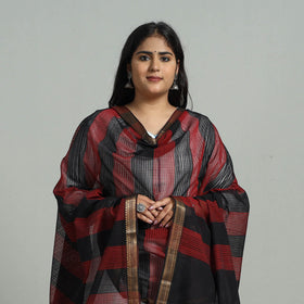Authentic Handloom Cotton Mangalagiri Dupatta Online 
