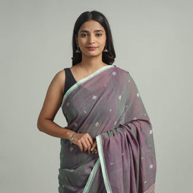 Multicolor - handloom cotton phulia jamdani saree