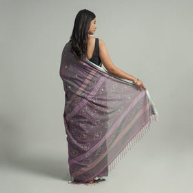 Multicolor - handloom cotton phulia jamdani saree
