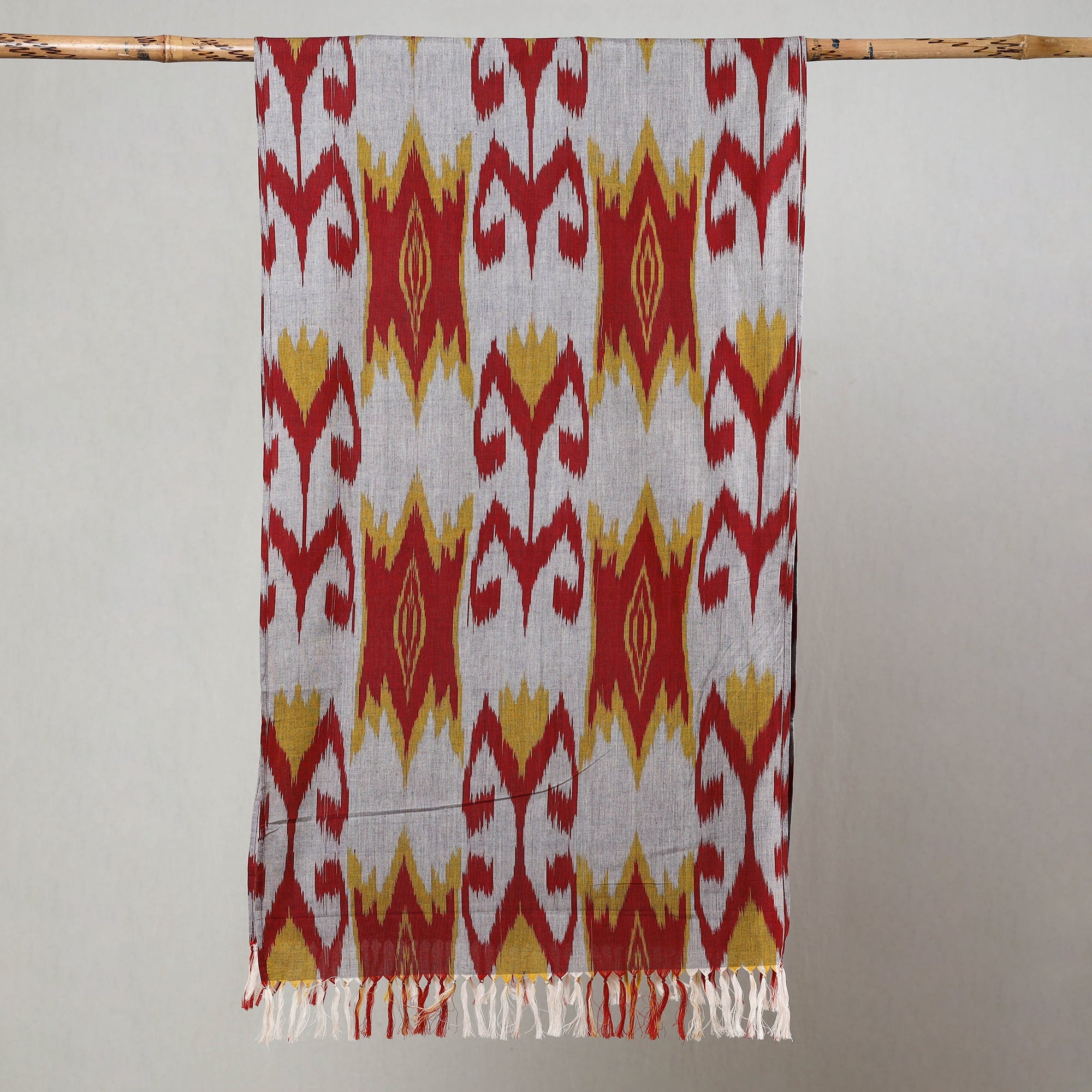 Buy Handloom Cotton Pochampally Central Asian Ikat Stole