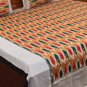 Multicolor - handloom cotton pochampally ikat double