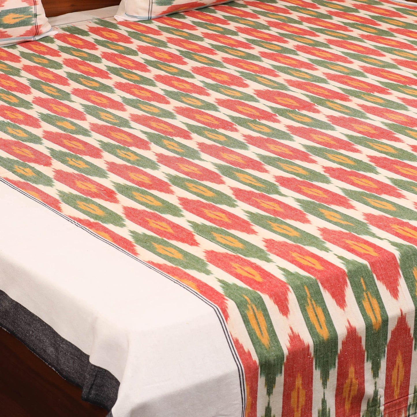 Multicolor - handloom cotton pochampally ikat double