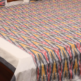 Multicolor - handloom cotton pochampally ikat double