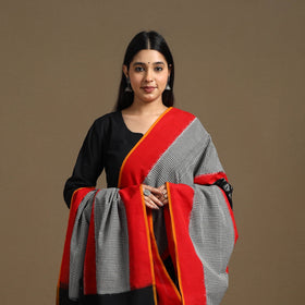 Buy Multicolor Handloom Cotton Pochampally Ikat Dupatta