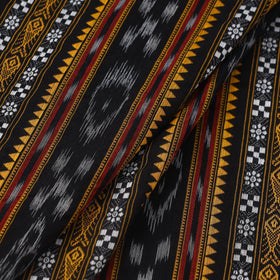 Buy Multicolor Handloom Cotton Sambalpuri Ikat Fabric