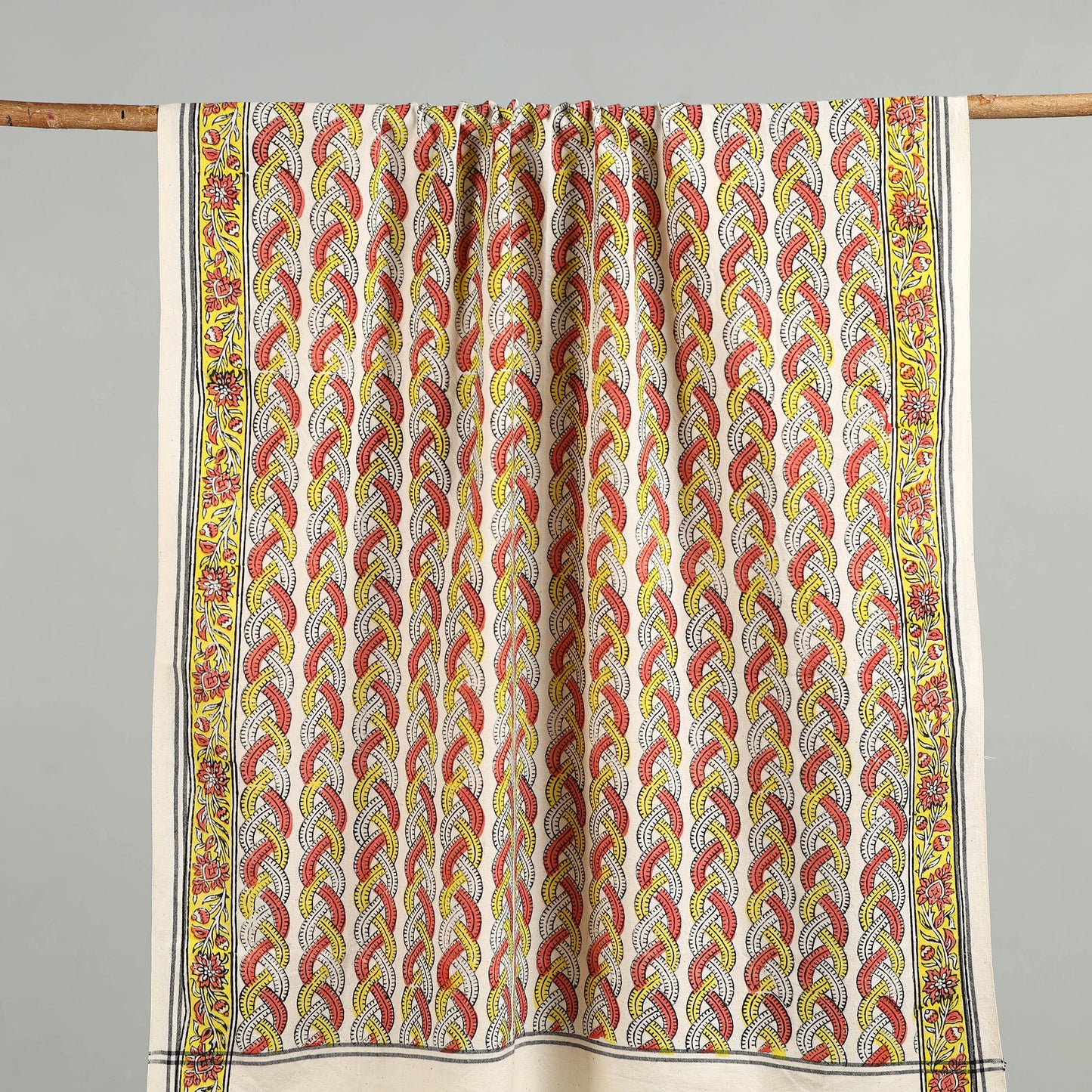 Multicolor - handloom cotton sanganeri towel 19