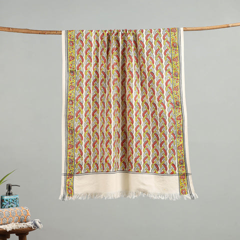 Multicolor - handloom cotton sanganeri towel 19