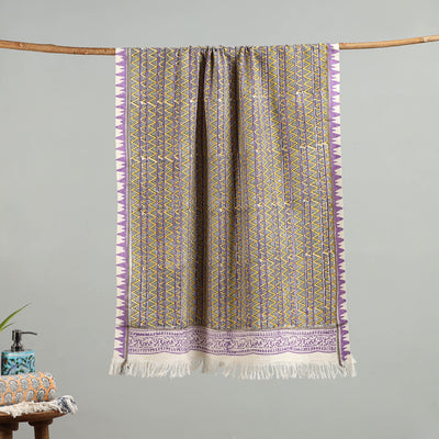 Multicolor - handloom cotton sanganeri towel 27