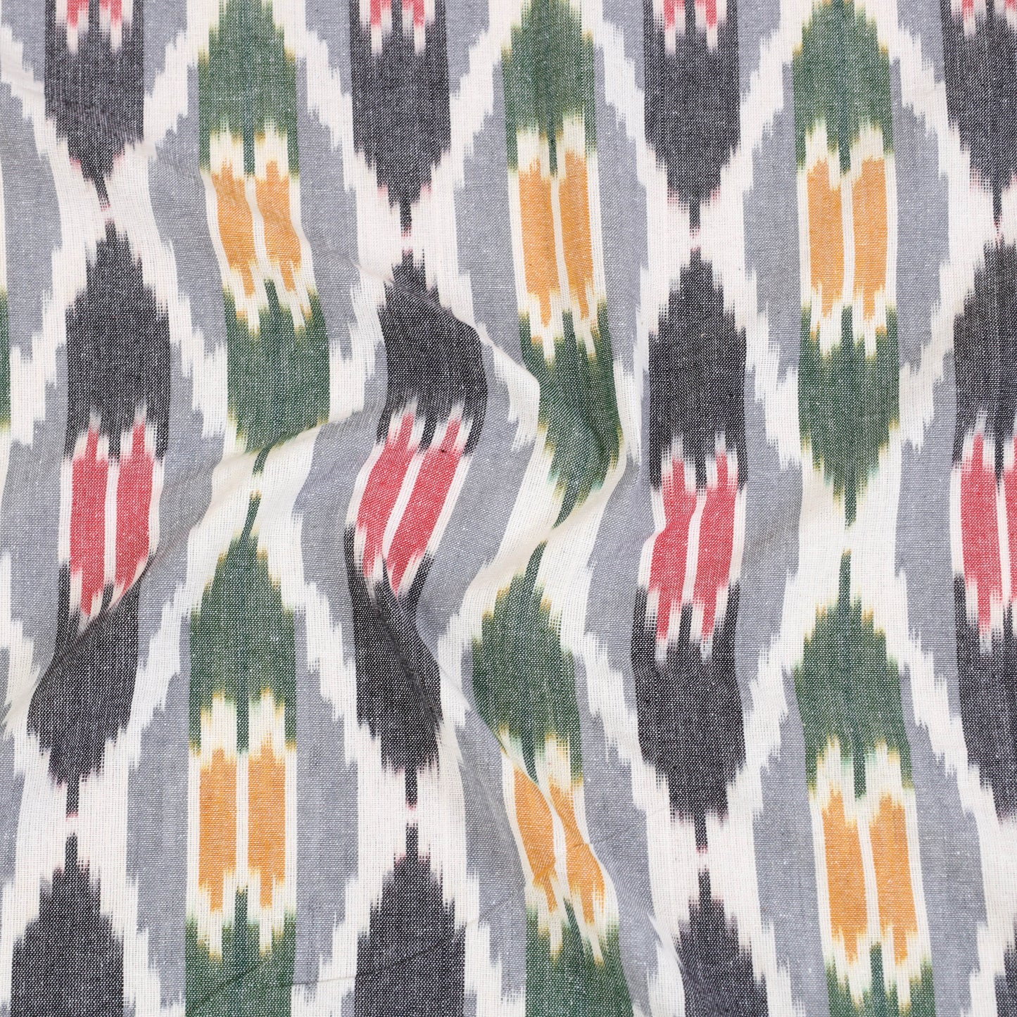 Handloom cotton single pochampally ikat bed sheet (90 x 60