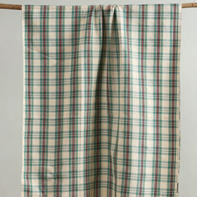 Buy Handloom Fine Cotton Checks Bath Towel