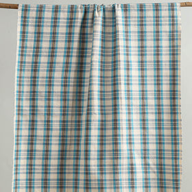 Multicolor Handloom Fine Cotton Checks Bath Towel