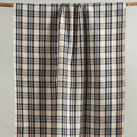 Multicolor Handloom Fine Cotton Checks Bath Towel