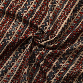 Handloom kala cotton natural dyed fabric 03 - handcrafted