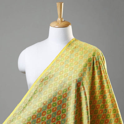  Handloom Raw Silk Pochampally Ika Fabric