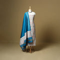 Handloom sico pochampally ikat 2pc unstitched dress