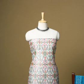 Handloom sico pochampally ikat 2pc unstitched dress
