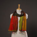 Multicolor - handloom silk cotton pochampally ikat stole 03