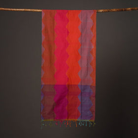 Multicolor - handloom silk cotton pochampally ikat stole 08