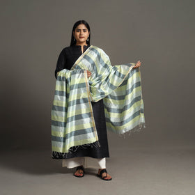 Multicolor - handloom silk cotton striped zari work
