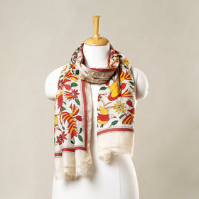 Multicolor - handloom tussar silk embroidery bengal kantha