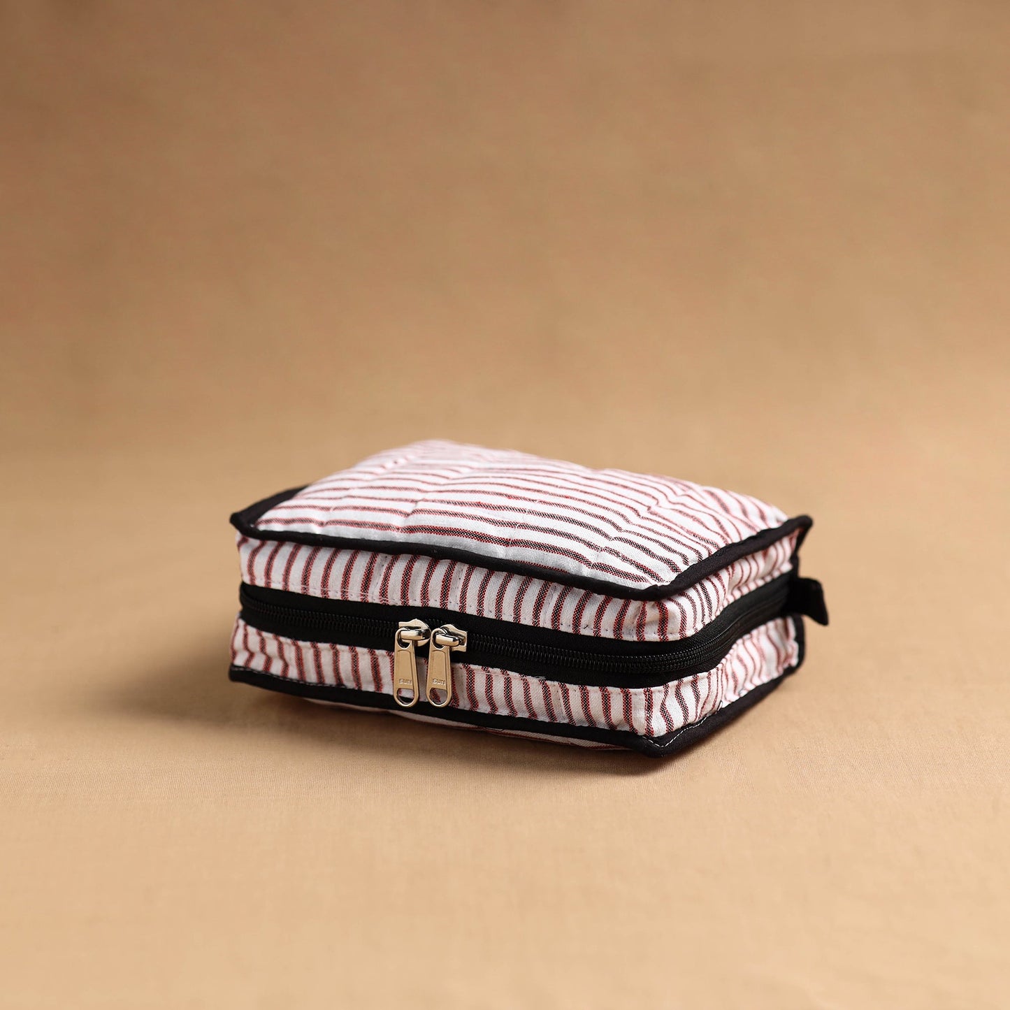 Multicolor Handmade 4 Pocket Jewellery Pouch