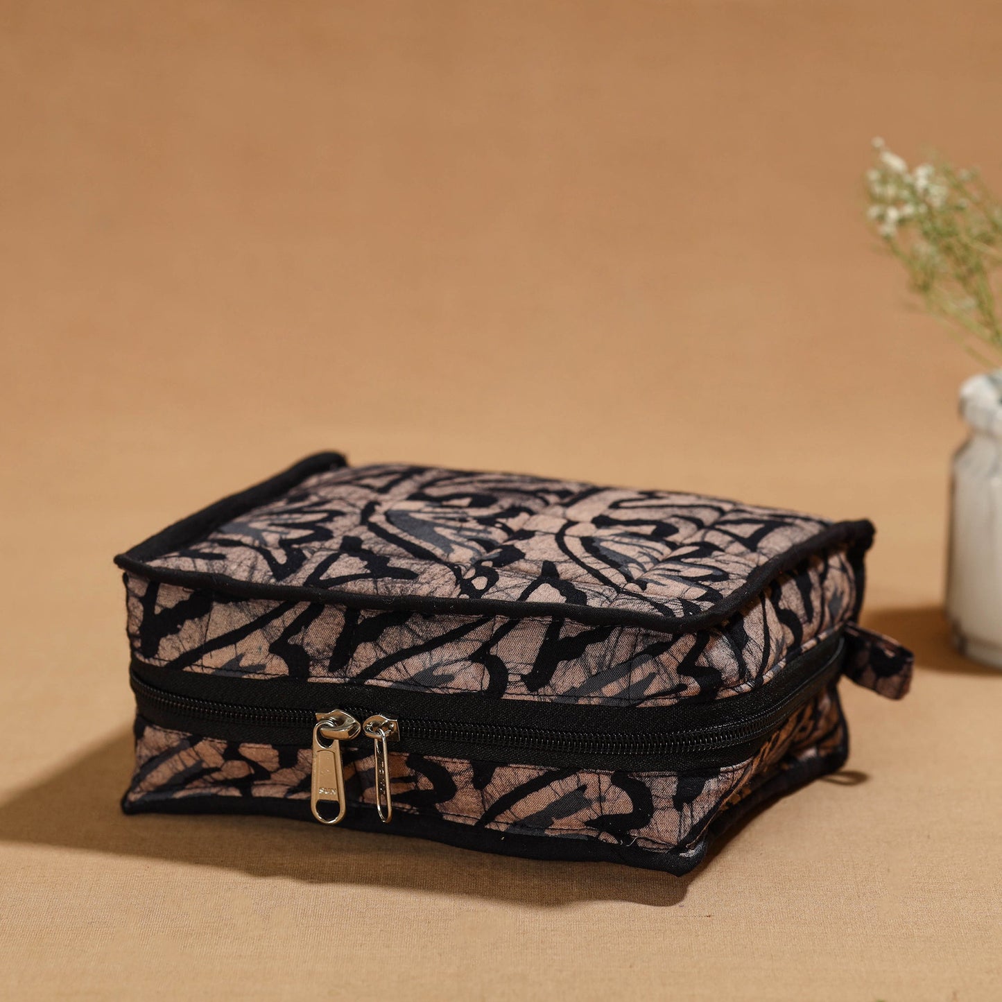 Multicolor Handmade 4 Pockets Cotton Jewelry Bag