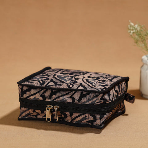 Multicolor Handmade 4 Pockets Cotton Jewelry Bag