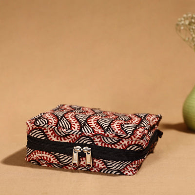 Multicolor Handmade 4 Pockets Cotton Jewelry Bag 