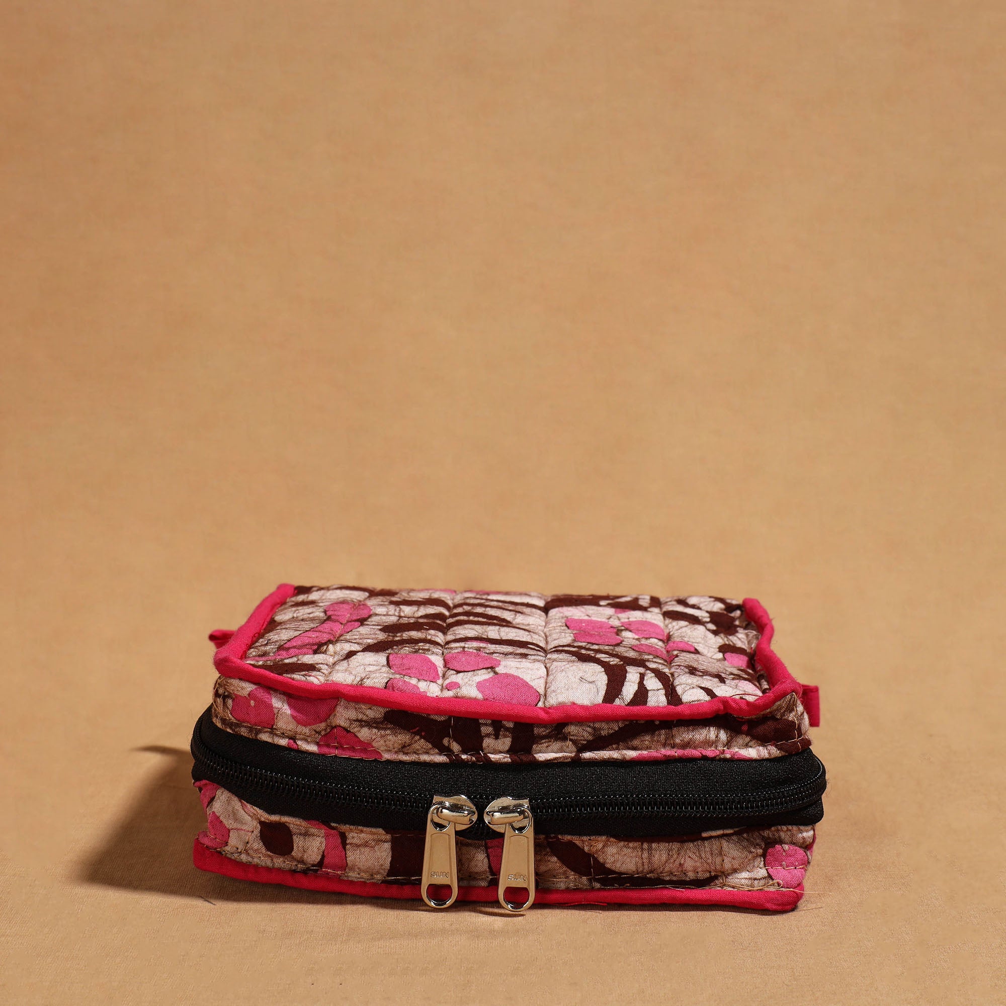 Multicolor Handmade 4 Pockets Cotton Jewelry Bag