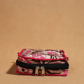Multicolor Handmade 4 Pockets Cotton Jewelry Bag